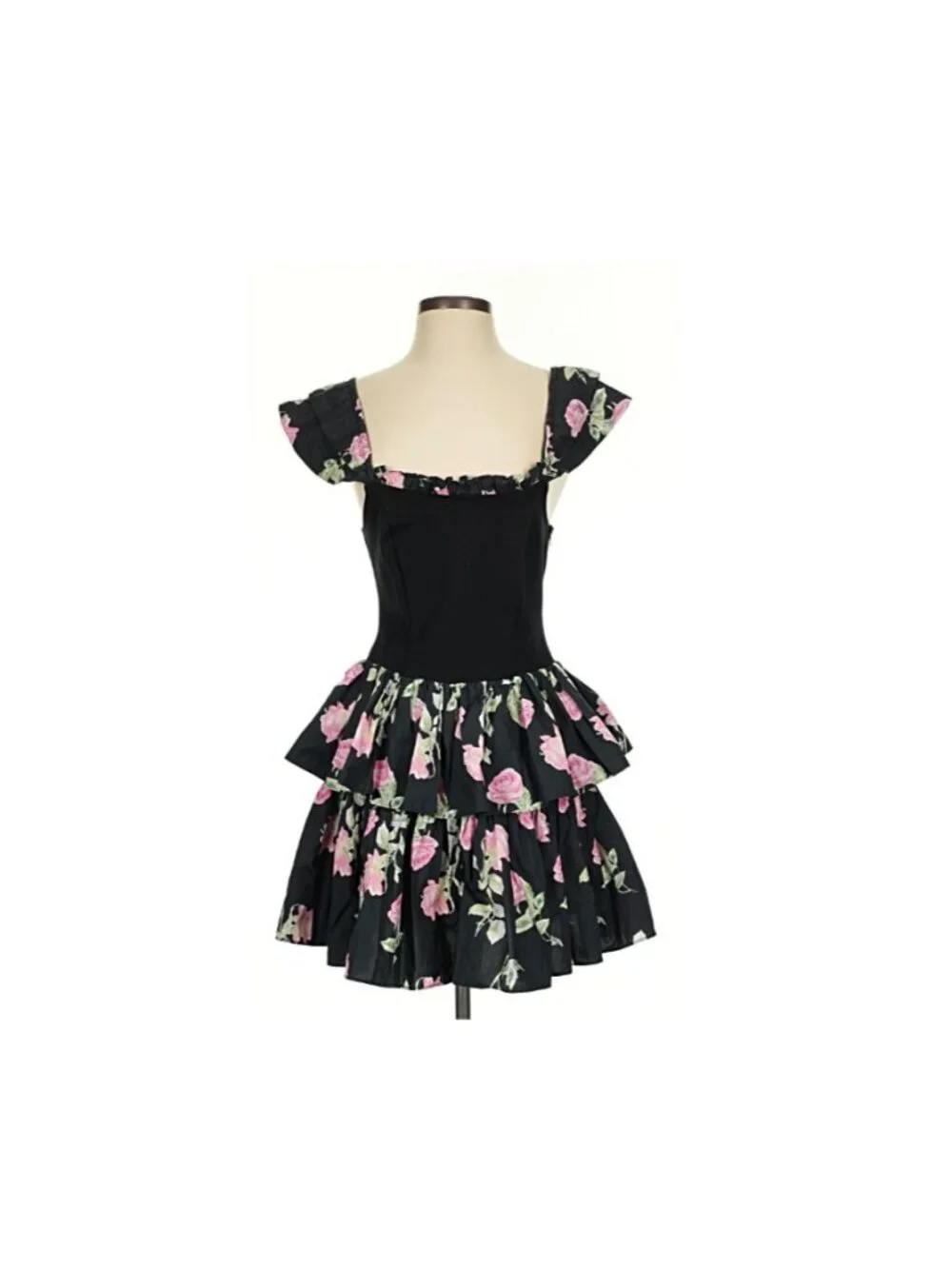 LoveShackFancy black floral